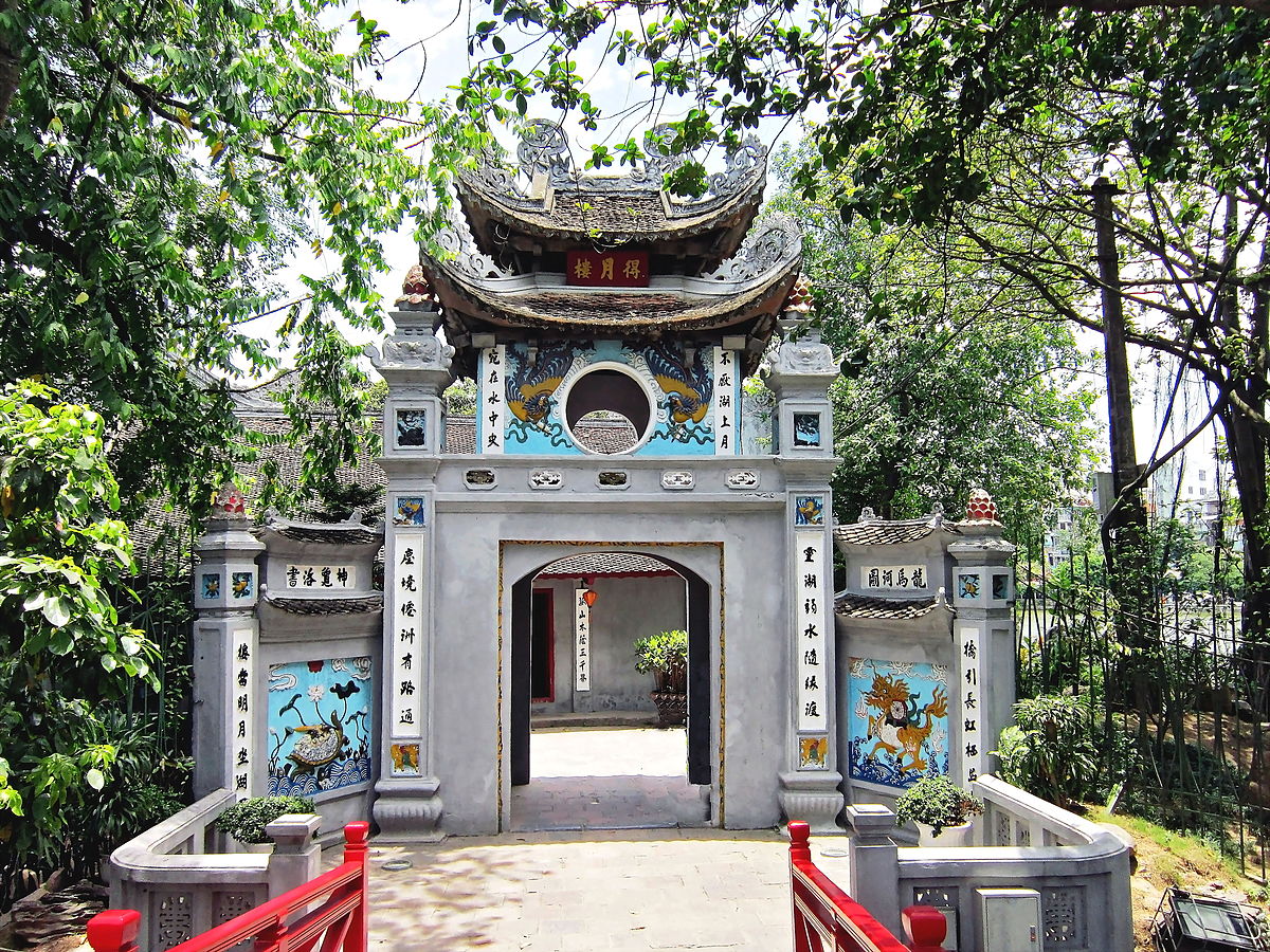 Ngoc Son Temple in Hanoi city, Vietnam