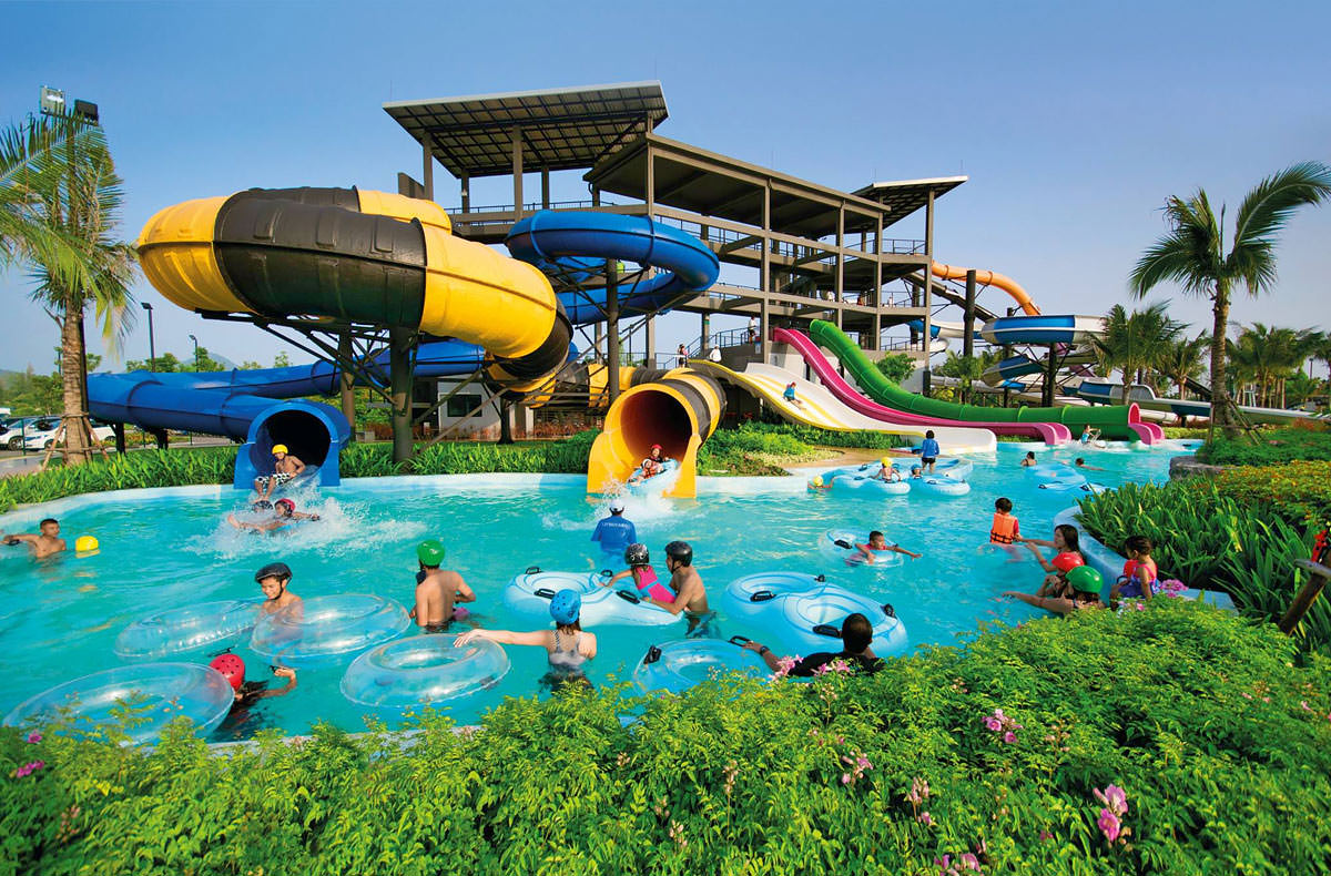 Water Park in Danang city, Vietnam