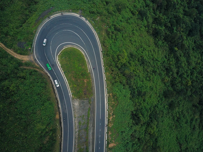 Hai Van Pass in Danang city, Vietnam