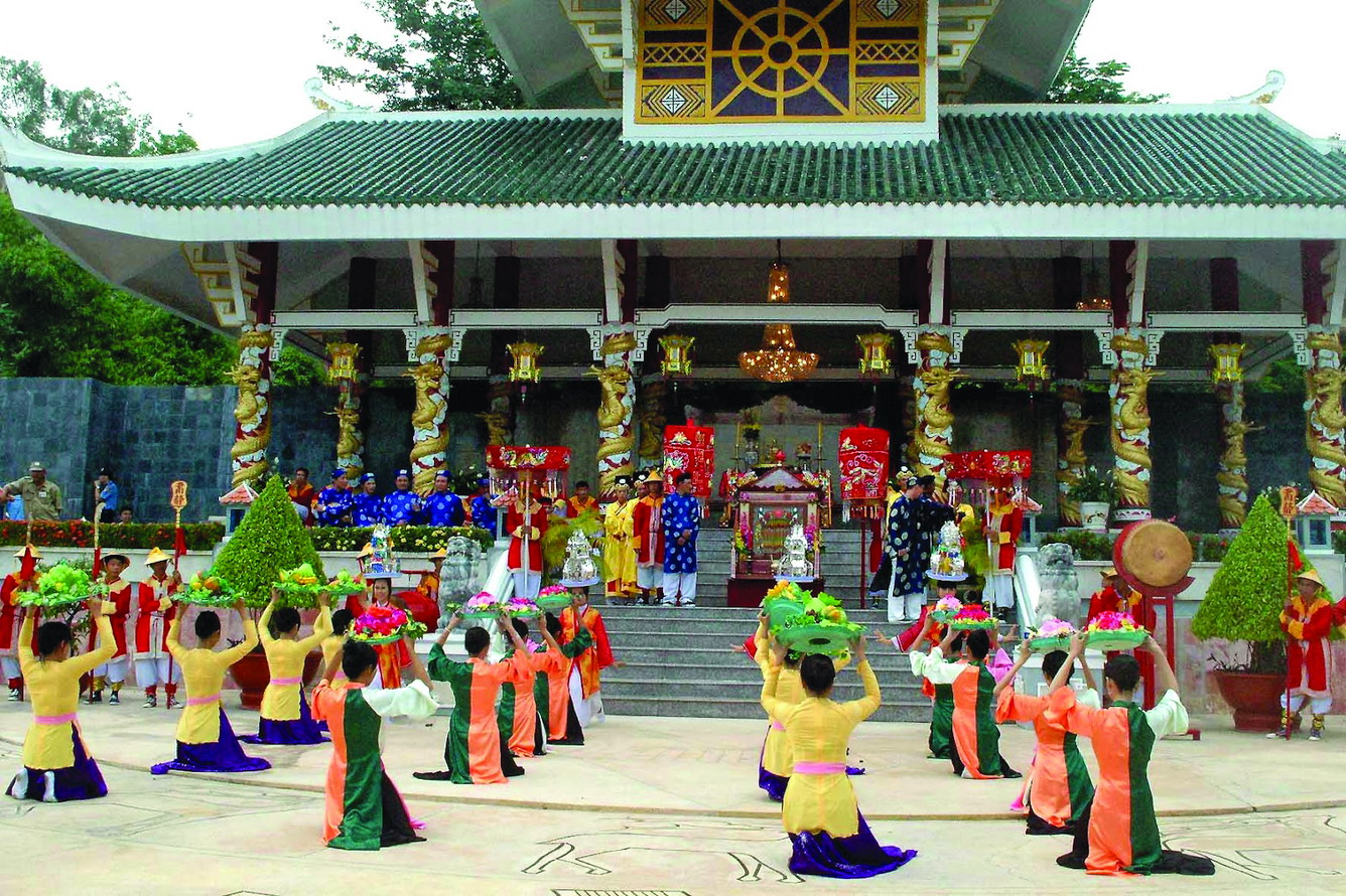 Ba Chua Xu Temple in Chau Doc Town, An Giang province