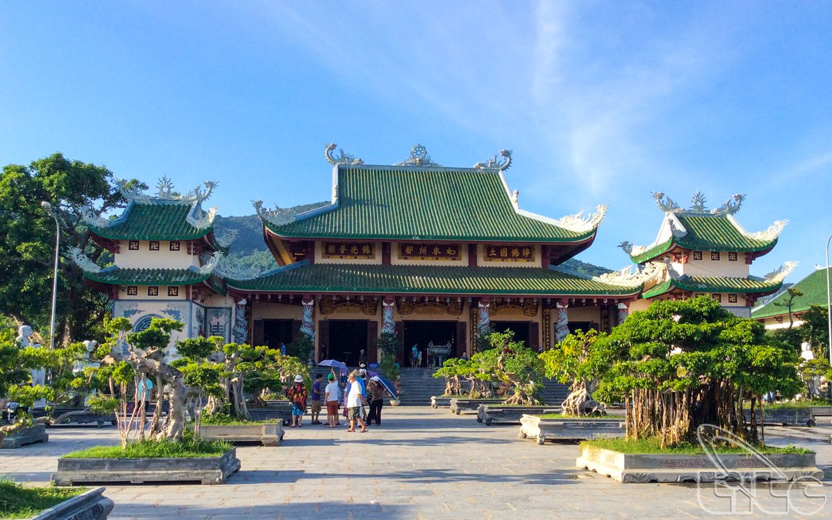 Some pagodas in Danang city, Vietnam