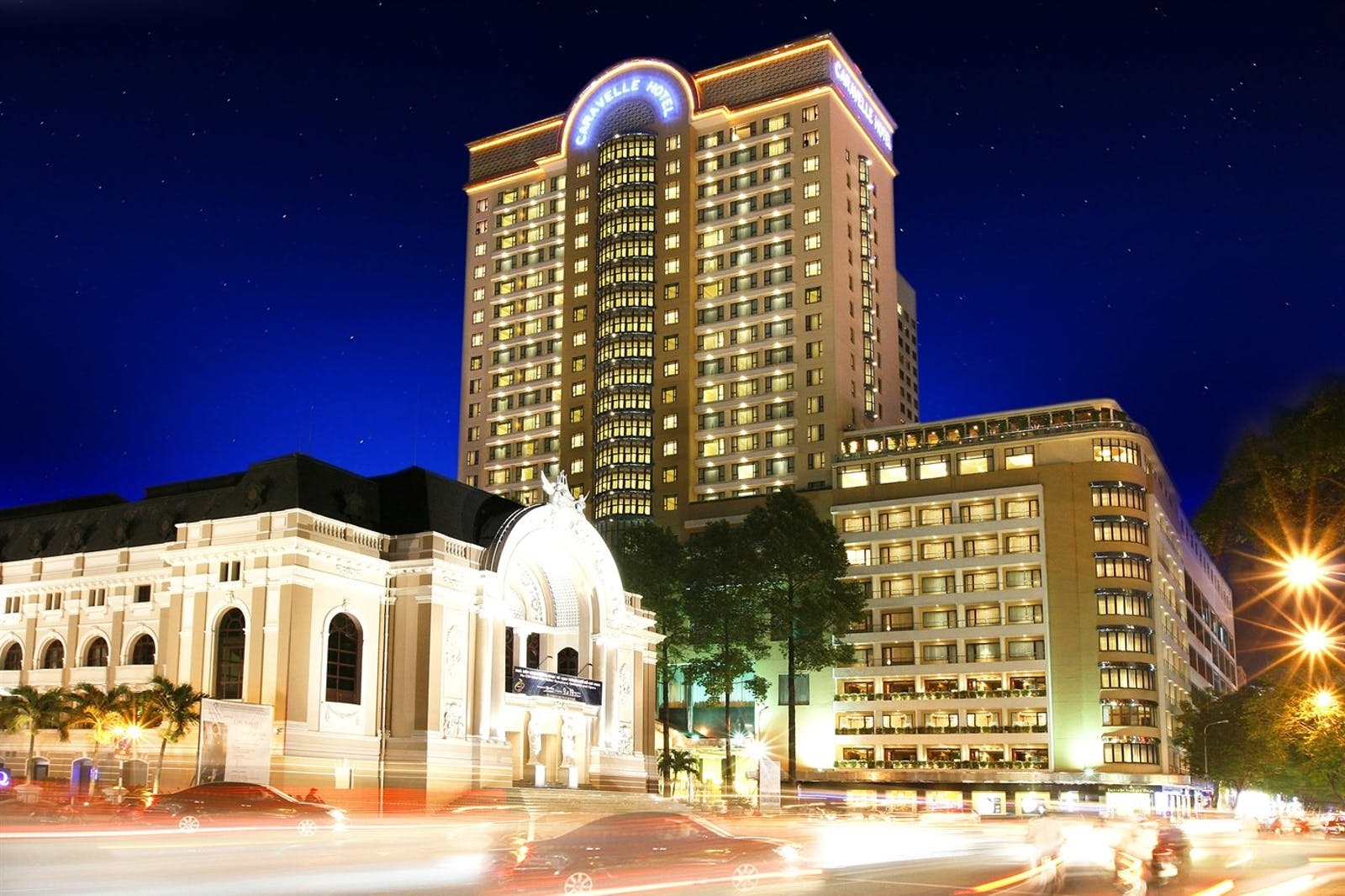 Caravelle Hotel Saigon (built 1959) in Ho Chi Minh city, Vietnam