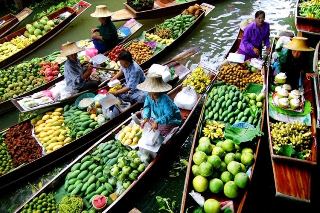 The Mekong Delta in An Giang province