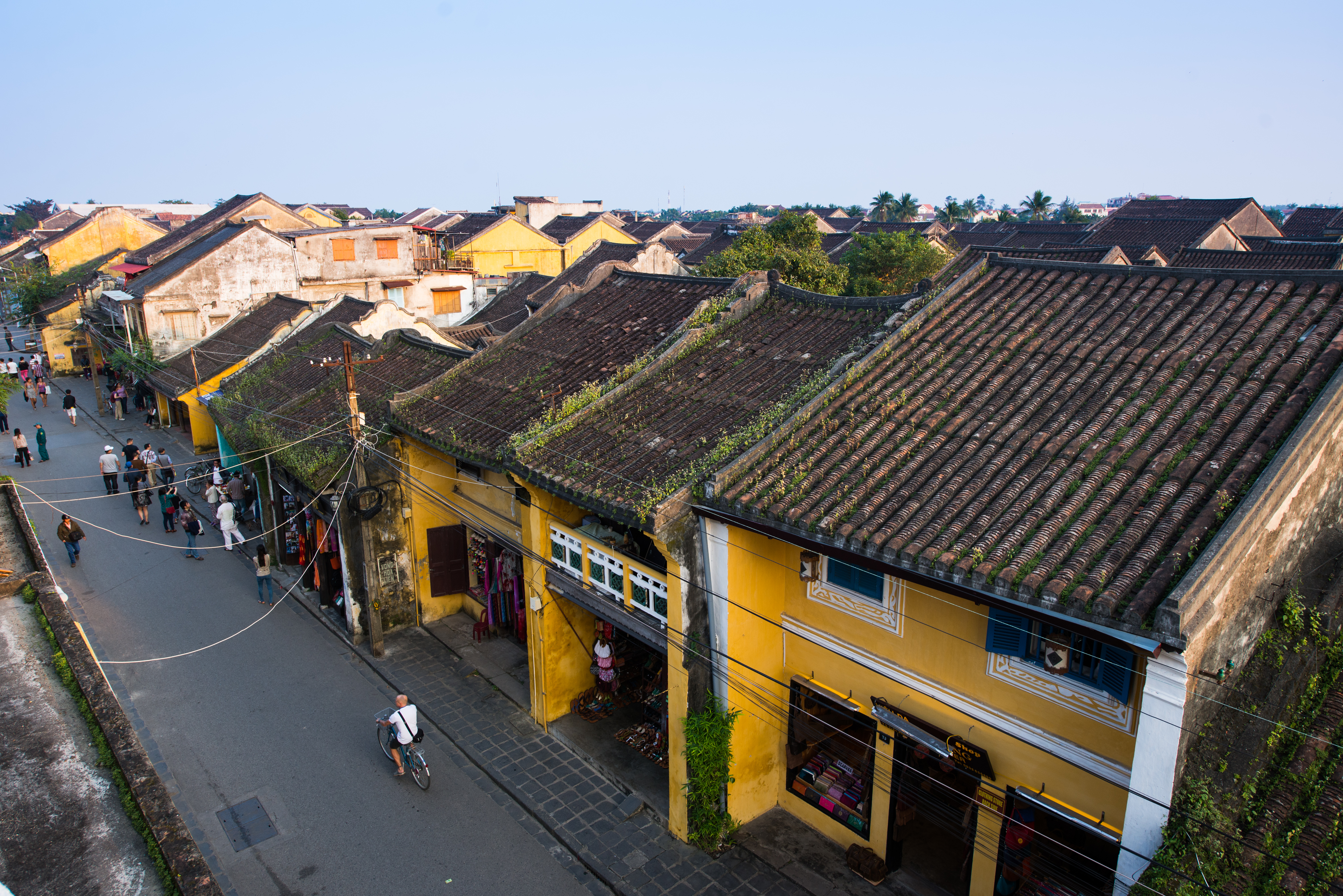 Visiting Hoi An town in Vietnam.