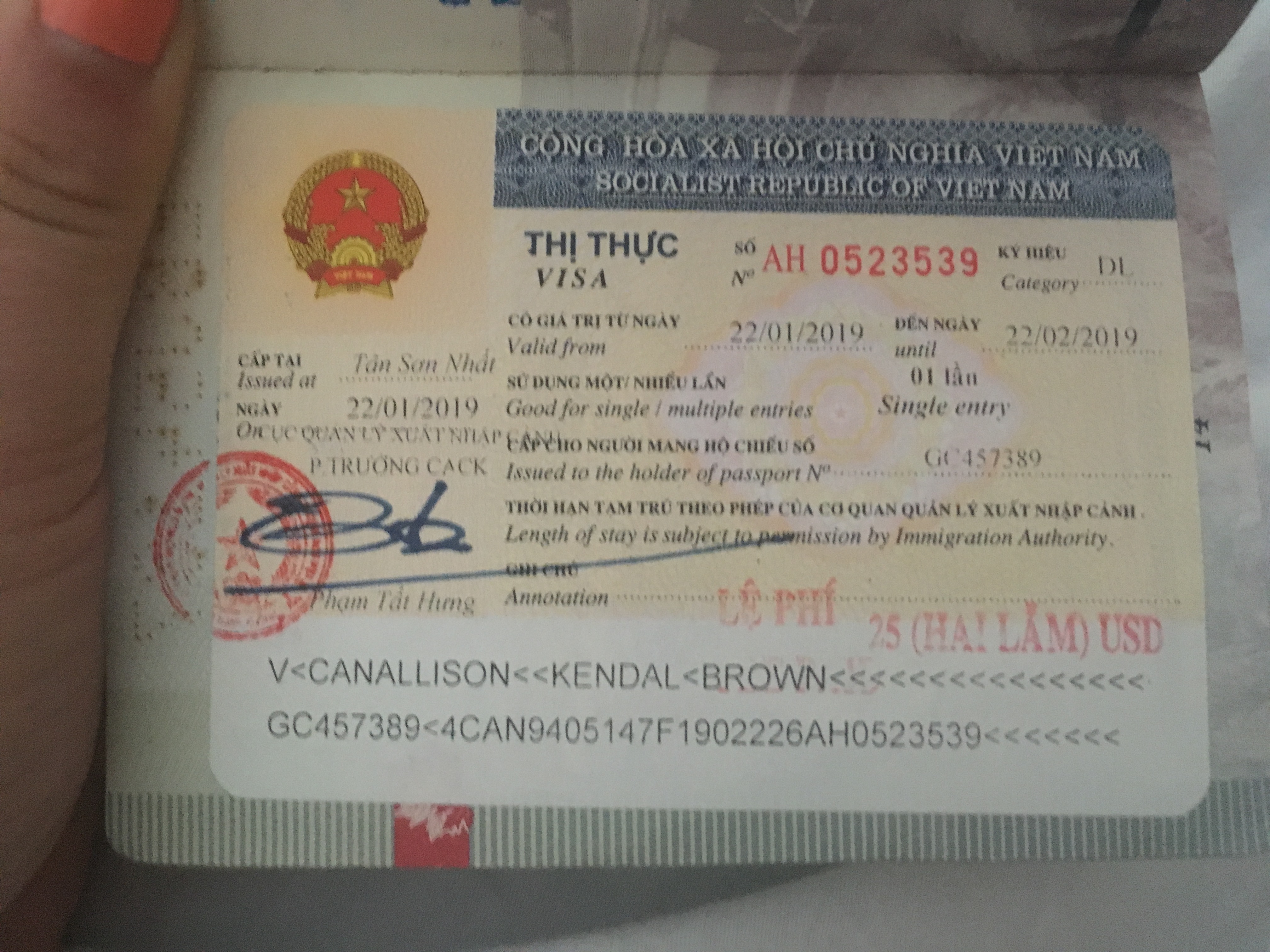 How To Get 1 Month Single Entry Tourist Visa For Travelling To Vietnam ?