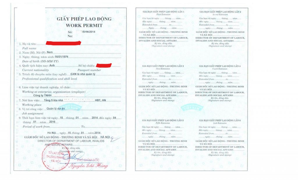 Procedures for Granting Vietnam Work Permit for Foreigners When Moving to a New Company